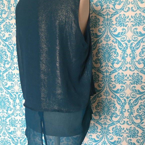 Evening blouse gold shim - Picture 4 of 5